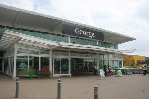 George at Asda has its own entrance, and boasts a back-to-school offer and ‘action alley